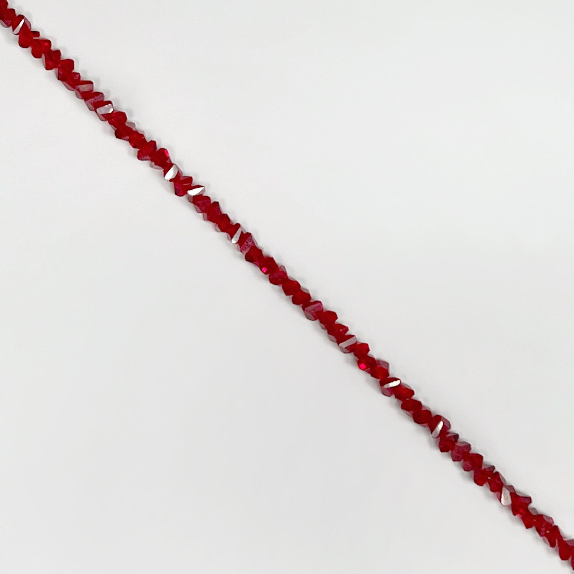 necklace, beaded necklace, stainless steel necklace, hypoallergenic jewelry, 
gift for her, beaded chocker, choker dainty, red choker